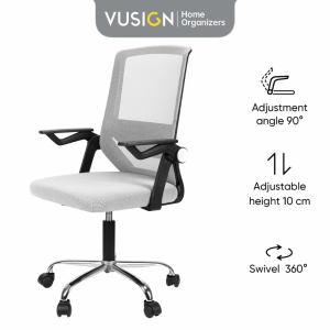 Vusign Ergonomic Office Chair (3 Years Warranty) Computer Chair Ergonomic Gaming Kerusi Pejabat