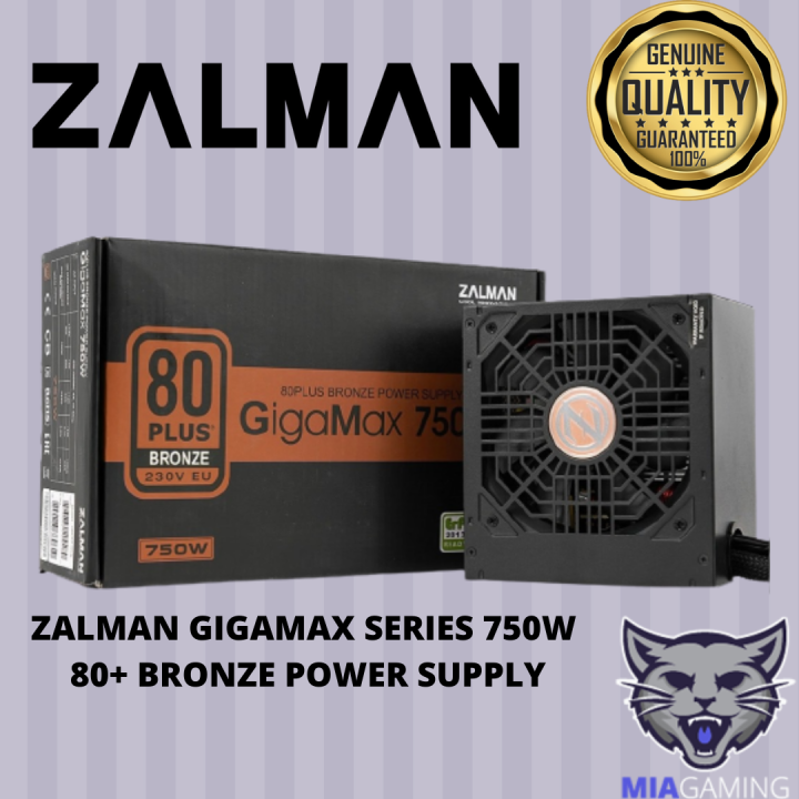 Zalman Gigamax Series 750w 80 Bronze Power Supply Lazada 2075