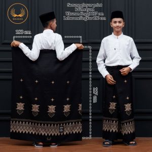 Sarung Batik Anak Santri SD SMP Remaja Pria Laki Laki Gus Iqdam Motif Sarang Tawon Kekinian