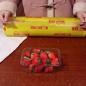 PVC food wrapping film PVC film roll format food wrapping PVC wraps food for storage for food storage room refresh home arrangement variation guide home use wrapping film