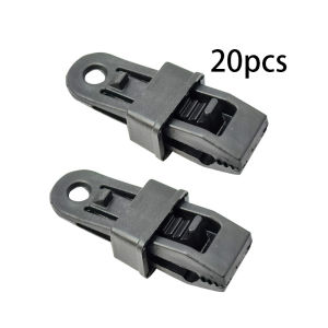 20PCS Tent Awning Windproof Fixed Clips Plastic for Securing Tarps