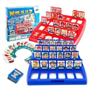 Mainan Anak Tebak Gambar Board Game Who is it - Mainan Tebak Gambar Besar permainan papan Board Game