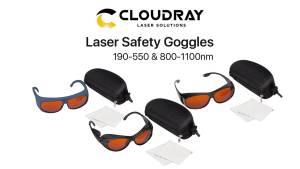 Ultrarayc 355 & 532nm Goggles Medium Size Type B Glasses Shield Protection for UV & Green Safety Goggles