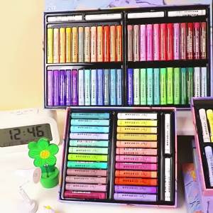 Non-toxic Oil Pastels Set Washable Drawing Crayons for Kids Toddlers Art Supplies 24 Colors  Krayon Pastel Minyak Kanak Kanak Selamat Tidak Toksik Melukis Seni Sekolah Premium Quality