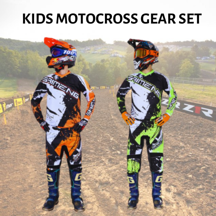 Kids dirt discount bike riding gear