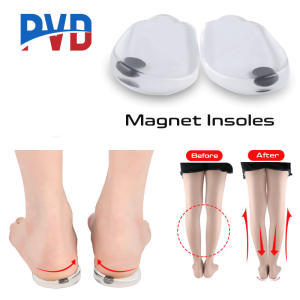 PVD 1Pair Magnet Orthotics Insoles X/O-type Legs Corrector Heel Orthopedic Insoles Shoes Pad