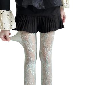 Fishnet Stockings High Waist Tights for WomenPatterned Fishnets Party Mesh Stockings Pantyhose Thigh High Socks Gifts