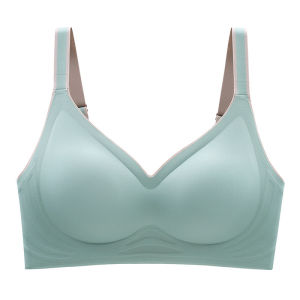 Maniyun Soft Support Push Up Bra Women Seamless Latex Bra Non-wired Comfort Bra Lingerie