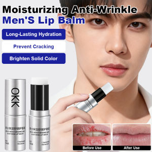 Moisturizing Lip Balm Mens Lip Care Anti-Crack Formula Hydrating Lip Treatment