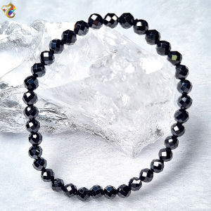Collection Grade Faceted Black Spinel Bracelet
