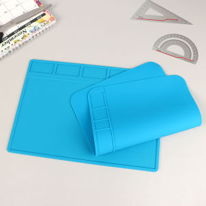 [Eqrbtl] 1Pc ESD Heat Insulation Soldering Mat Computer Phone Repair Pad High Temperature Resistance Working Silicone Soldering Mat
