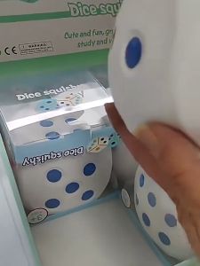 Jumbo Dice Squishy 13cm Destress Fidget Sensory Gift Present for Student Adult