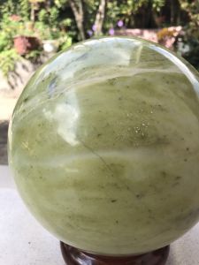 Quả cầu phong thủy crystal ball trưng bày nhà cửa công danh thăng tiến size 20 CM