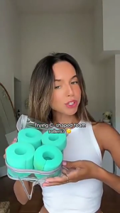 12PCS C Shaped Foam Curlers C Shaped Heatless Curlers C Shaped Overnight Hair Rollers For Women Girls Hair Styling