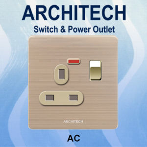ARCHITECH PLATINUM B9-C12 Stop Kontak - Colokan AC Gold