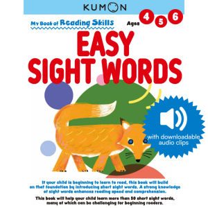 Kumon - My Book of Reading Skills: Easy Sight Words