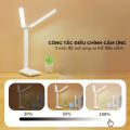 ĐÈN HỌC LED ĐỂ BÀN CHỐNG CẬN THỊ  - bản tích điện siêu tiện ích ,Đèn học để bàn , đèn học chống cận 3 chế độ sáng cao cấp. 