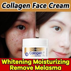Collagen Cream Krim Pemutih Penghilang Flek Hitam Pemutih Alami Whitening Anti Aging Remove Melasma Perbaikan Retinol Day Night Cream Anti-kerut Dan Anti-penuaan Cream Collagen Malam Pemutih Permanen Melembabkan Menutrisi Mencerahkan Kulit 50ml