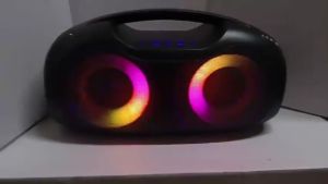 BTS- 2313 Portable Karaoke Bluetooth speaker 4 " woofer RGB with 1PC Rechargeable wireless microphone