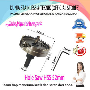 Hole Saw HSS 52mm pembolong lubang