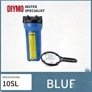 DIYMO Filter Housing 10SL 20SL 20BB 10 Inch Water Filter Kitchen with Spanner Clear/Green/Blue