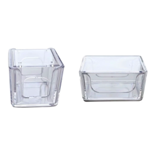 Xách Tay Acrylic Hộp phấn bi-a hồ bơi Chalk Cube Chalk lưu trữ chủ phấn bi-a lưu trữ hộp lâu dài
