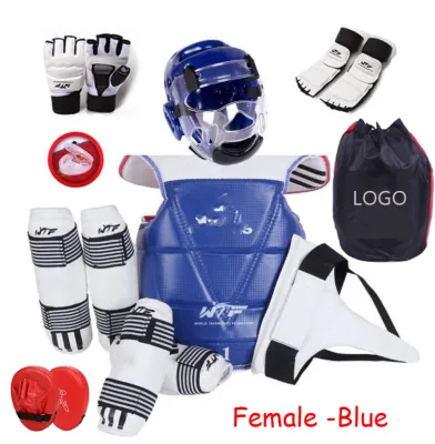 15-IN-1 Taekwondo Protective Gear Set Taekwondo Karate Practice Competition Equipment Protection Suit for Kids and Adults