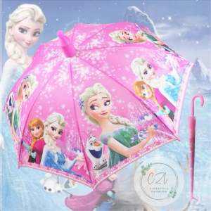 19inches/48cm umbrella for kids with cover up cartoon character design classic type umbrella windproof waterproof payong (TELA)