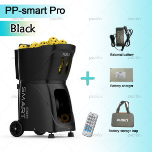 PUSUN PP-Smart Pro Pickleball Machine pickleball training remote control & App control pickleball serving machine Automatic 匹克球发球机 for Indoor outdoor