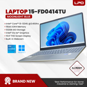 LPO HP 15-FD0414TU Intel Core i5-1334U 3.40Ghz 16GB DDR4 512GB SSD Intel Iris Xe 15.6" FHD