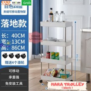 NARA TROLEY 4 TINGKAT / TROLEY RODA/ TROLEY 4 SUSUN/TROLEY SLIM SHENAR
