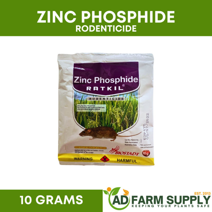 Zinc Phosphide - Rat Killer Rodenticide 10g | Lazada PH