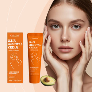 new Gentle Facial Hair Removal Cream - For Daily Removal of Facial Fine Hair Moisturizes Skin and Leaves It Smooth & Delicate Free Shipping