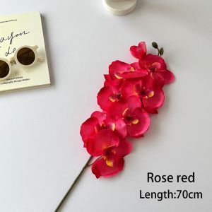 Artificial Flower Simulated Flower Wedding Party Home Decor Phalaenopsis A Single 8 Head Fake Flower