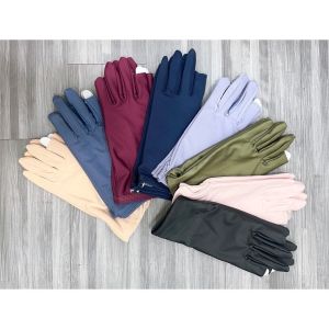 Găng Tay nữ chống nắng thun lạnh Găng Tay lái xe hở 2 ngón dễ dàng thao tác điện thoại và đếm tiền - Shop Kim Yến 5