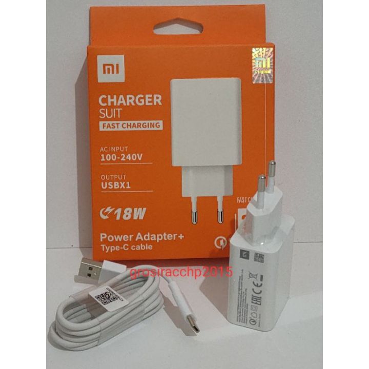 Charger Xiaomi Redmi 8A 9T 10c 12 13c Type C Fast Charging