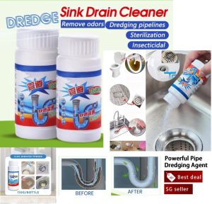 Sink Basin Drain Blockage Cleaners 110G /Pipe Dredging Agent/ Kitchen Toilet Sewer blocking Declogger/ Clog Remover