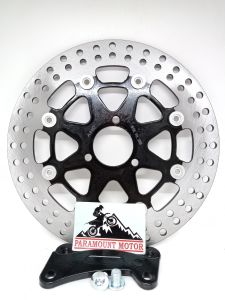 Disc Piringan Cakram Lebar bulat black MIO J - MIO GT - MIO M3 - XRIDE 260 mm MODEL TZM