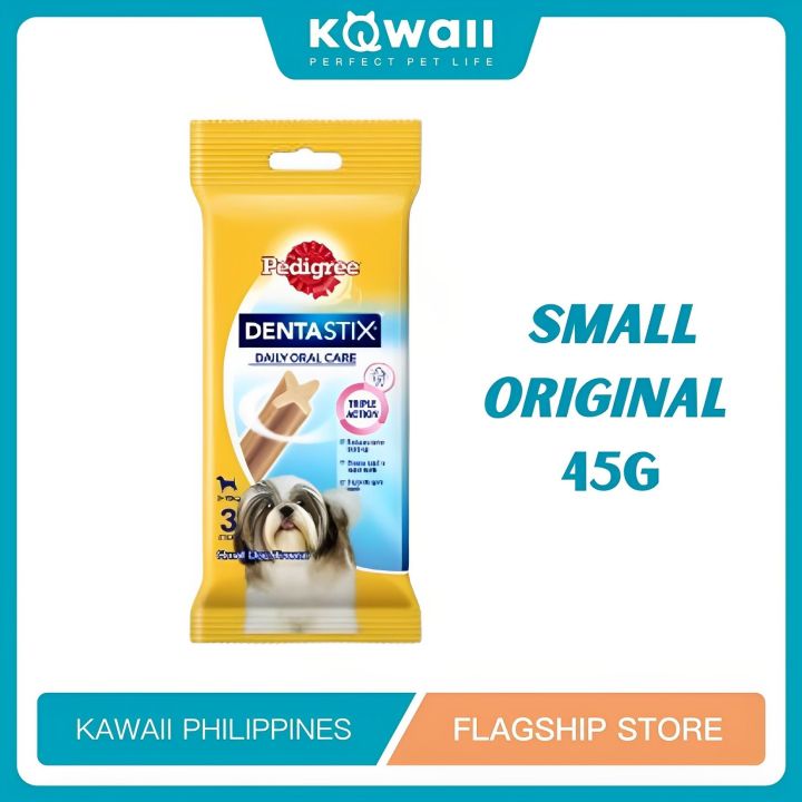 PEDIGREE Dentastix Small 5-10kg Dog Treats 3s 45g Chicken Pork
