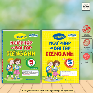 Sách - Global sccess - combo 2c Chinh Phục Ngữ Pháp Và Bài Tập Tiếng Anh Lớp 5 (tập 1+2 có đáp án)