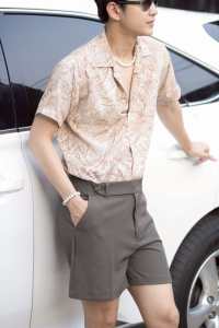 Simple mens wear short pants กางเกงขาสั้น สไตล์เกาหลี เสื้อผ้า ผู้ชาย ผู้หญิง clothing man สแล็ค Man clothing outfits