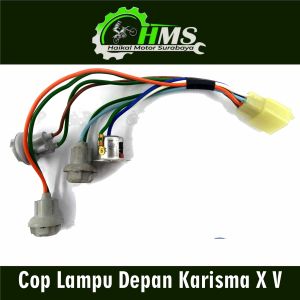 COP LAMPU DEPAN KARISMA X - PITINGAN FITTING SOKET DOP DEPAN HONDA KARISMA CAKRAM