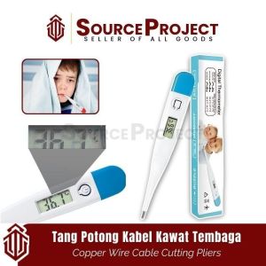 Thermometer Digital Bayi Anak Pengukur Suhu Badan Panas | Source Project