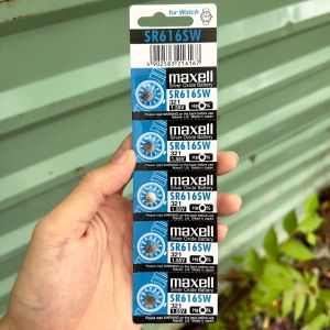 Vỉ 5 Viên Pin SR616SW (321) Maxell Nhật Bản 1.55V Đồng Hồ Đeo Tay