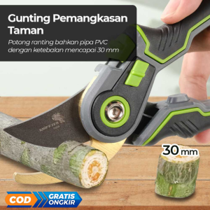 Gunting pemotong ranting tanaman / KNIFEZER Gunting Taman Ranting Pruning Shear Scissors - 1025