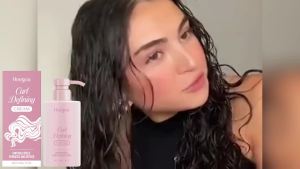 Hoegoa Curl Care Styling Cream Bangs Curl Styling Natural Fluffy Shiny Hair Styling Cream