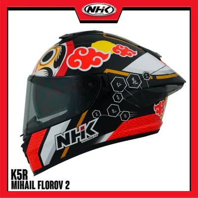 NHK Helmets K5R - Mihail Florov 2 Full Face Dual Visor Helmet | NHK Helmets