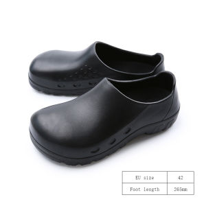 Korean Chef Shoes for Men Women Non-slip &Oil-proof Work Shoes Slip Anti Smashing Safety Shoes Labor Protection Shoes Chef Shoes Anti Slip Shoes Work Shoes Hotel Shoes Mens and Womens