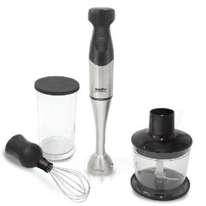 SONIFER SF-8013 Electric Hand Blender With Stainless Steel Blade And Measuring Cup / Pengisar Tangan Elektrik Sonifer