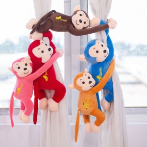 FLUTE Animal Monkey Long-Armed Monkey Doll Plush Long-armed Hanging Monkey Plush Toy Soft Plush Toys Soft Long Arm Tail Monkey Doll Monkey Pillow